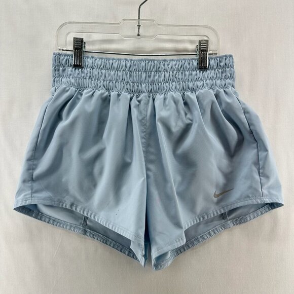 Nike Pants - Nike Dri-Fit One Athletic Short Women XS Mid Rise Brief Lined Elastic Waist Blue